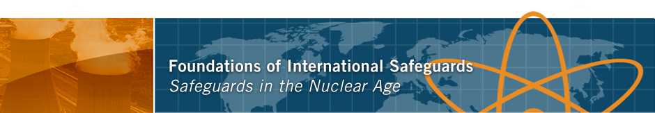 Foundations of International Safeguards - Safeguards in the Nuclear Age banner